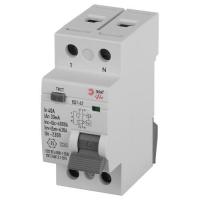 Выключатель дифференциального тока (УЗО) 2п 40А 30мА тип А электромех. ВД1-63 PRO VD2EM40A30 ЭРА Б0061769