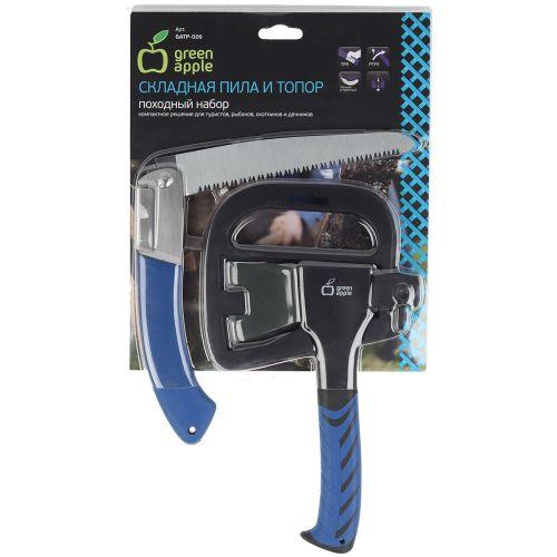 Набор походный (складная пила и топор) Green Apple Б0043540