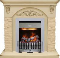 Dimplex Каминокомплект Bern Сланец крупный бежевый / Алебастр темная патина с очагом Danville Chrome FB2