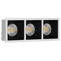 Встраиваемый светильник LeDron RISE KIT 3 White/Black