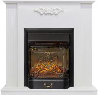 Royal Flame Каминокомплект Lumsden - Белый дуб с очагом Majestic FX M Black RC