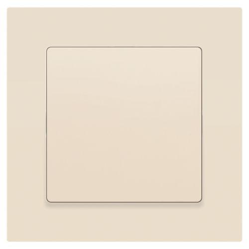 Выключатель 1-кл. СП Accent 6-101-02 10А IP20 250В AL/CU сл. кость Intro Б0063477