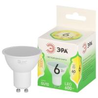 Лампа светодиодная GREEN LINE MR16-6W-830-GU10 GL 6Вт софит 3000К свет тепл. GU10 Эра Б0067075