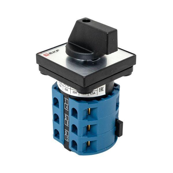 Переключатель кулачковый ПК-1-102 2п 25А "0-1-2-3" EKF pk-1-102-25