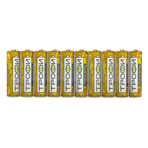 Элемент питания солевой AAA/R03 R03-10S CLASSIC HEAVY DUTY Zinc (уп.10шт) Трофи Б0042309