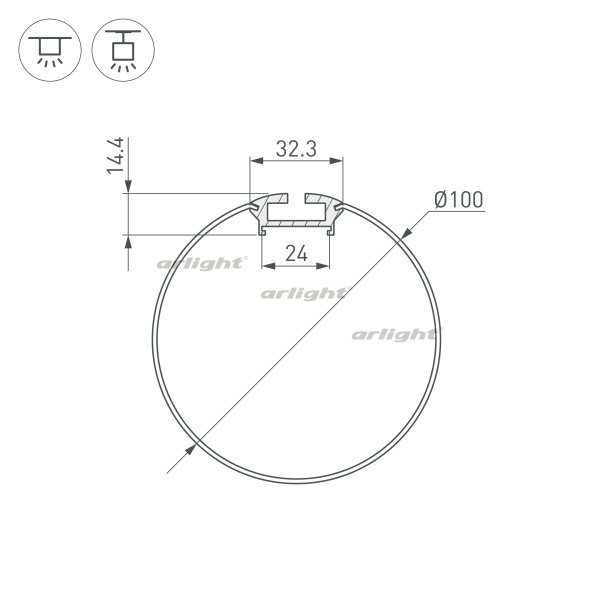 Профиль Arlight 036334