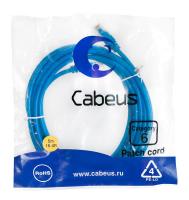 Патч-корд U/UTP кат.6 PC-UTP-RJ45-Cat.6-5m-BL 2xRJ45/8p8c неэкранир. PVC 5м син. Cabeus 8681c