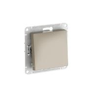Выключатель 1-кл. AtlasDesign (сх. 1) 10AX быстрозажим. клем. механизм шампань SE ATN000511S
