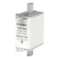 Предохранитель YON ножевого типа FG00 с одинарной индикацией 125А DKC 1FG00-0125