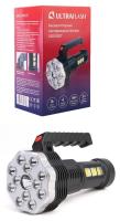 Фонарь аккумуляторный LED51537 4В 16LED 3Вт 4 реж. Micro USB черн. (бокс) Ultraflash 15193
