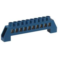 Шина N ноль в изоляторе ШНИ-8х12-10-Д син. NO-224-64 Эра Б0062921