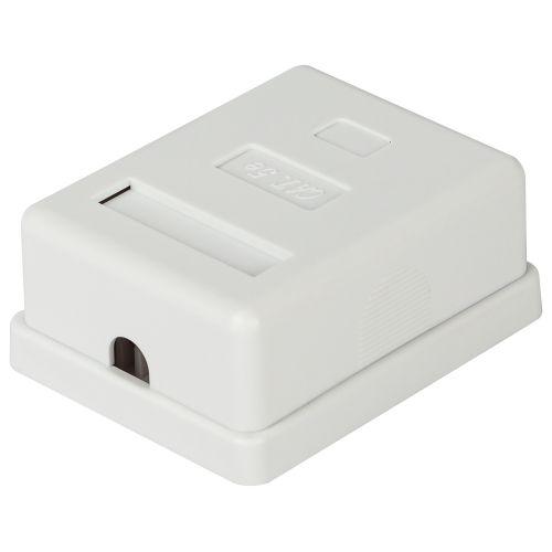 Розетка компьютерная 1-м RJ45 кат.5E неэкранир. Эра Б0056900