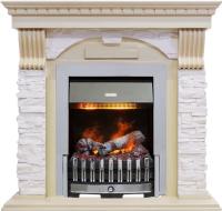 Dimplex Каминокомплект Dublin - Слоновая кость с патиной / Сланец крем с очагом Danville Chrome FB2