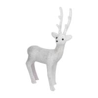 Акриловая светодиодная фигура Снежный олень 100 см, 380 светодиодов, IP 65, понижающий трансформатор в комплекте, NEON-NIGHT