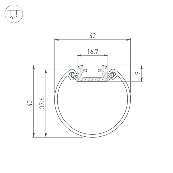 Профиль Arlight 044517