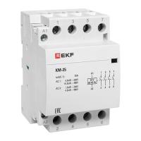 Контактор модульный 4NО 3мод. 24В AC КМ 25А PROxima EKF km-3-25-40-24v