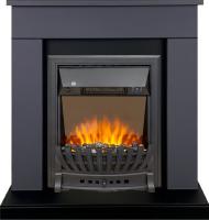 Royal Flame Каминокомплект Bergen (Разборный) - Серый графит (Ширина 900 мм) с очагом Aspen Black