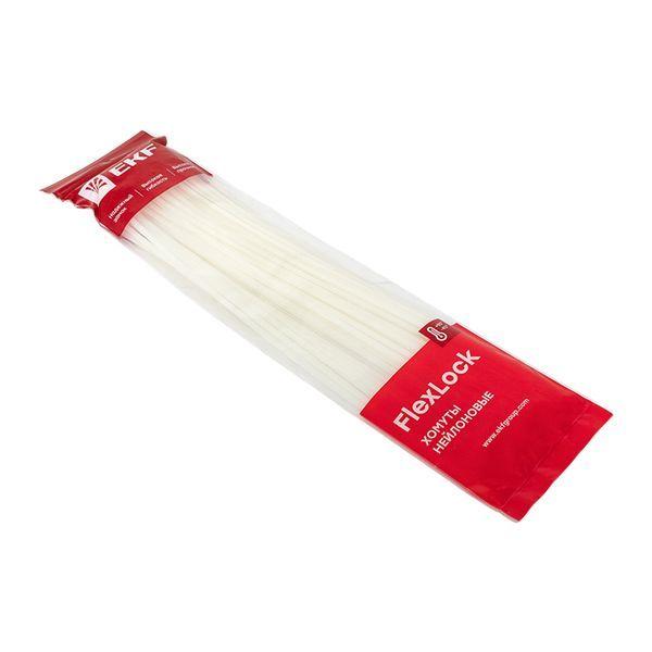 Хомут P6.6 7.6х450 FlexLock стандартный бел. (уп.100шт) PROxima EKF plc-fl-ctsw-7.6x450