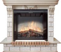 Dimplex Каминокомплект Pierre Luxe Император - Слоновая кость с патиной / Шампань с очагом Multifire DF3220-EU