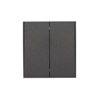 Выключатель STRONG 2 кл для жалюзи возвратный 10А с/у графит KRANZ