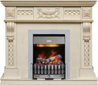 Dimplex Каминокомплект Corsica - Слоновая кость с патиной (Ширина 1100) с очагом Danville Chrome FB2