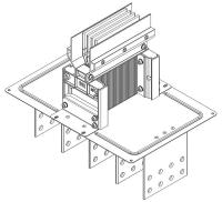 Секция фланцевая Тип2 1000А Al 3L+N+PER IP55 тран. IEK LB-1000A4-35-F-F2