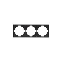 Рамка STRONG 3-постовая антрацит KRANZ