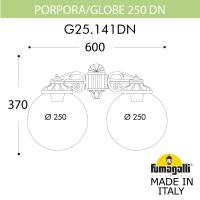 Светильник настенный Fumagalli G25.141.000.WZF1RDN