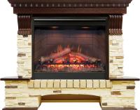 Dimplex Каминокомплект Pierre Luxe угловой - Темный дуб / Сланец (Высота 1000мм) с очагом Symphony 26'' DF2608-INT