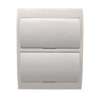 Бокс пластиковый ЩРН-П-24 IP41 белый (белая дверца) REXANT