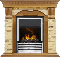 Dimplex Каминокомплект Dublin -  Дуб / Сланец с очагом Flagstaff