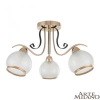 Накладная люстра Arte Milano 323306/3 FG+BK