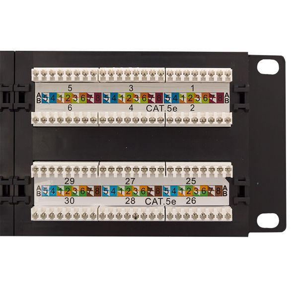 Патч-панель 19дюйм 2U кат.5E UTP неэкранир. 48 портов RJ45 Dual IDC TERACOM PRO EKF TRP-PPNL-5EUTP-2U48
