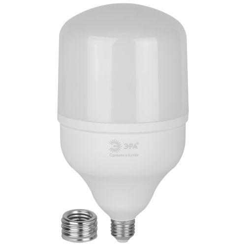 Лампа светодиодная высокомощная RED LINE LED POWER T140-100W-4000-E27/E40 R 100Вт Т140 колокол 4000К нейтр. бел. E27/E40 (переходник в компл.) 9800лм Эра Б0063880