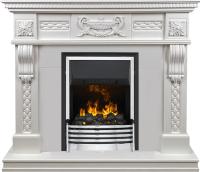 Dimplex Каминокомплект Corsica - Матовый белый (Ширина 1100) с очагом Flagstaff