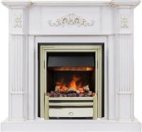 Dimplex Каминокомплект Martin - Белый дуб, патина золото с очагом Cavendish