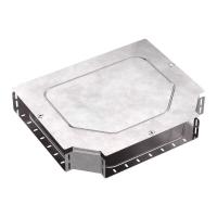 Ответвитель для лотка Т-образ. 400х100 Стандарт с крышкой Промрукав PR16.0633