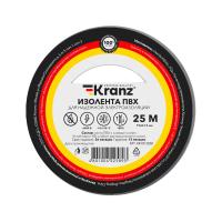 Изолента ПВХ 0.13х19мм 25м сер. (уп.5шт) Kranz KR-09-2208