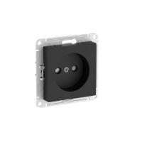 Розетка AtlasDesign 16А без заземл. защ. шторки быстрозажим. клем. механизм карбон SE ATN001049S