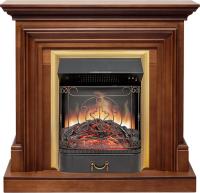 Royal Flame Каминокомплект Bradford - Орех с очагом Majestic FX Brass