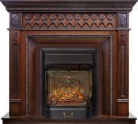 Royal Flame Каминокомплект Alexandria - махагон коричневый антик с очагом Majestic FX M Black RC