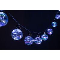 Гирлянда садовая ERASF23-22 "Радужные лампочки" на солнечной батарее 10LED 3.8 м (дл. раб част. 1.8м) ЭРА Б0062371