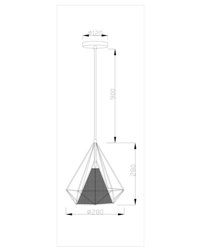 Подвесной светильник Moderli V1630-1P Lia 1*E27*60W подвесной