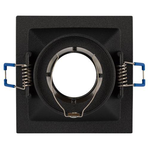 Светильник декоративный KL102 BK/CH MR16 GU5.3 встраив. черн. хром ЭРА Б0056356