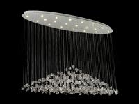 Каскадная люстра Newport 8230/140 С oval white clear