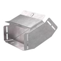 Угол вертикальный внутр. 45град. 200х100 0.7мм с крышкой Стандарт Промрукав PR16.0449