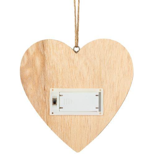 Светильник светодиодный новогодний Сердце подвесной 10см 2хАА ENGDS-5L Эра Б0060479