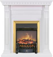 Royal Flame Каминокомплект Orlean - Белый с очагом Fobos FX M Brass