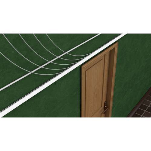 Кабель-канал 54х34 L2000 бел. KK-W-54-34-UniProf Эра Б0054626