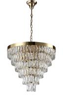 Crystal Lux Люстра Crystal Lux ABIGAIL SP-PL15 D620 GOLD/TRANSPARENT